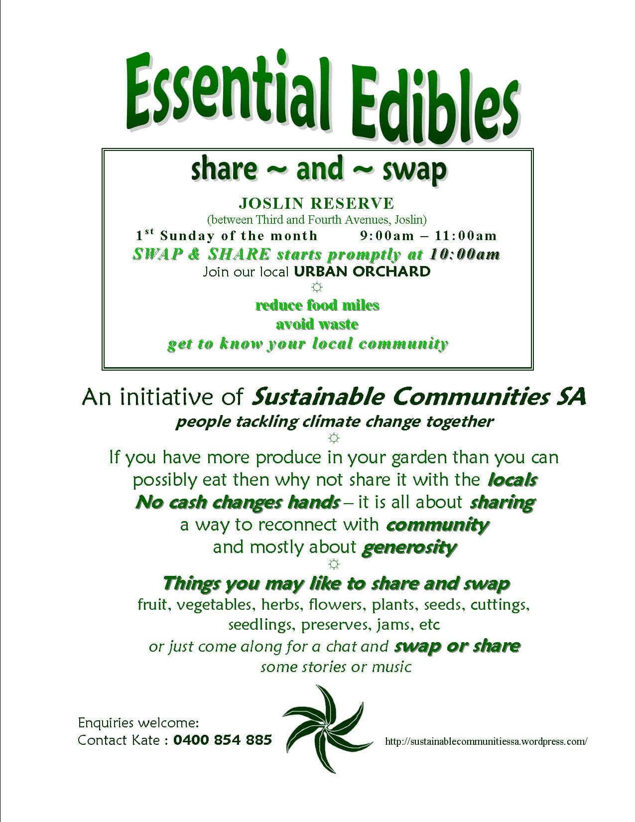 Essential Edibles Flyer